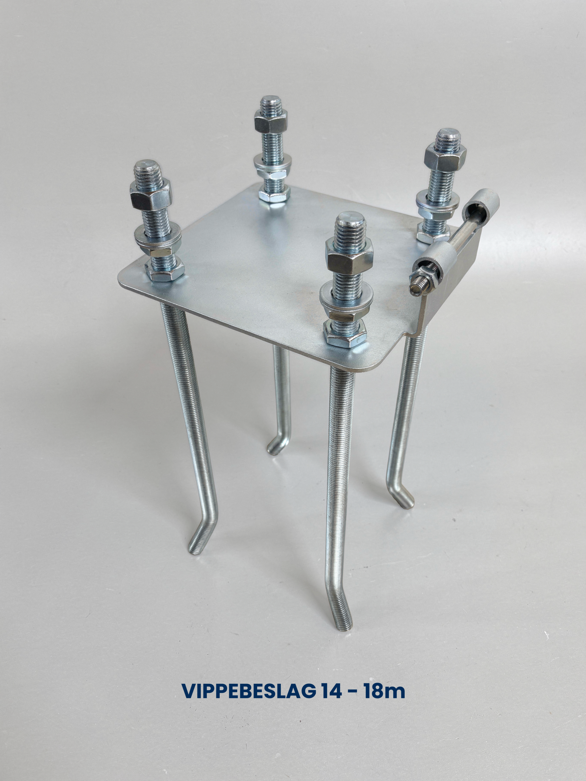 Flaggstang med innvendig line og vippebeslag - Bilde 7