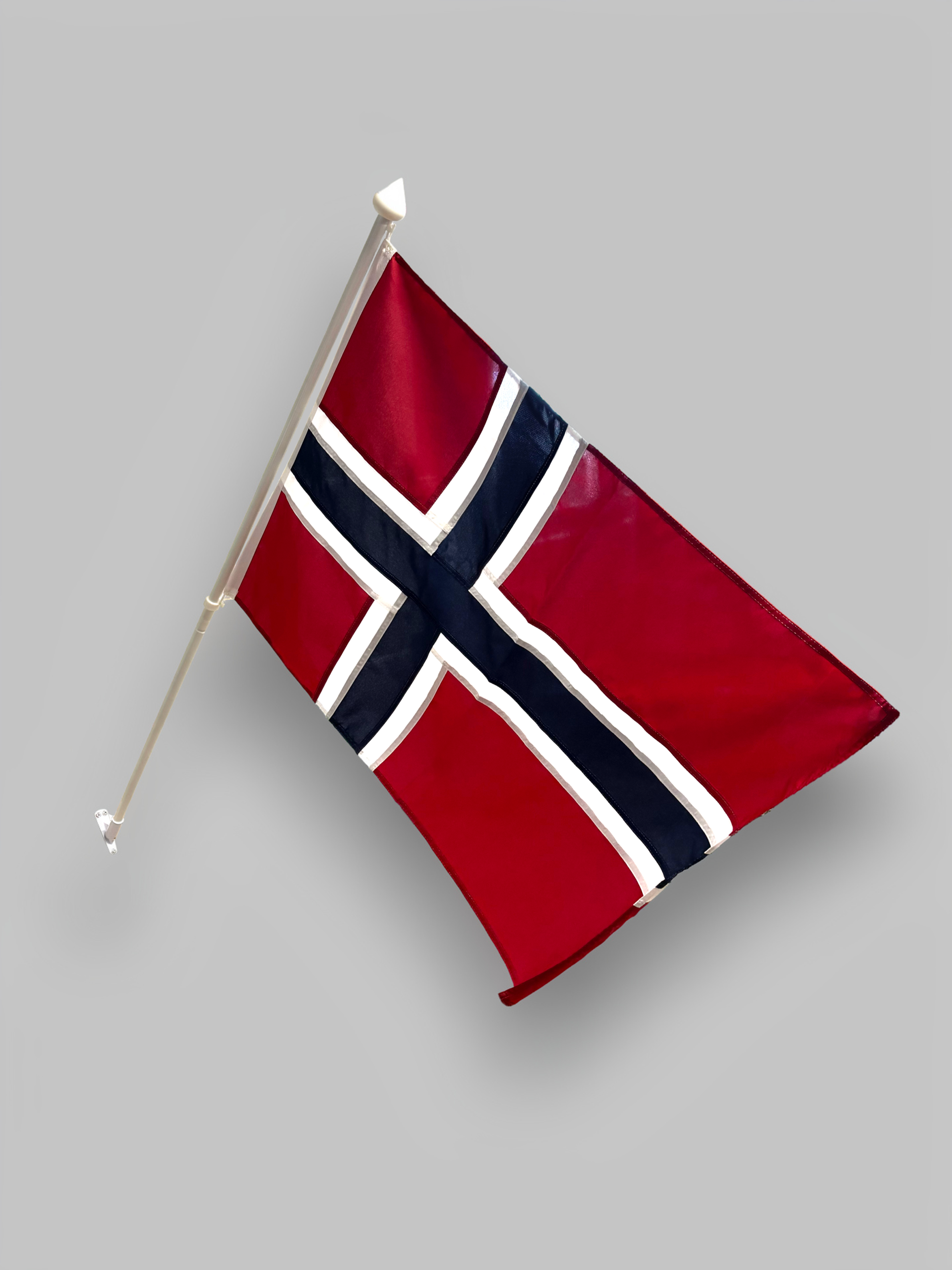 Standard balkongstang inkl. flagg