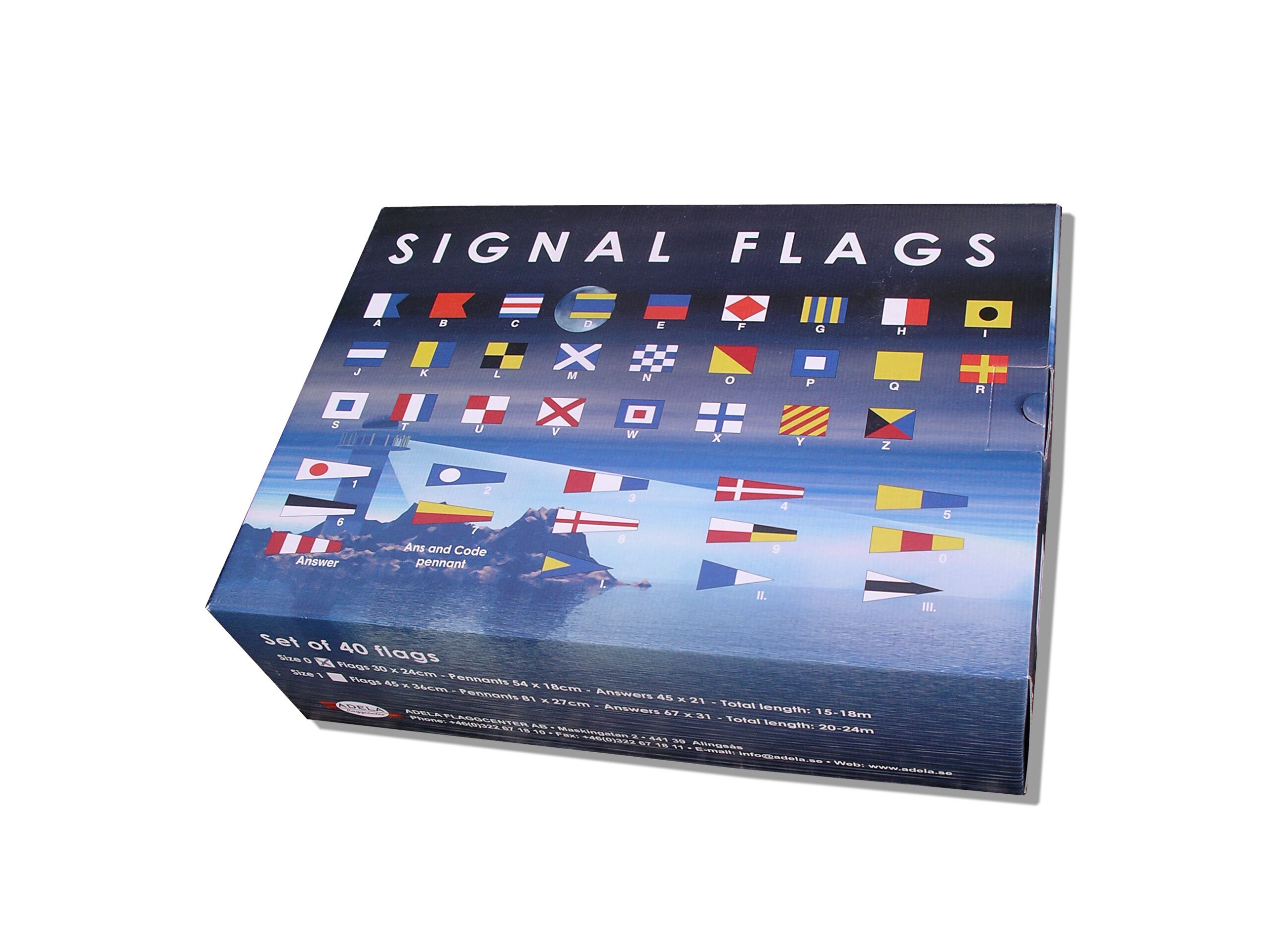 Signalflagg sett